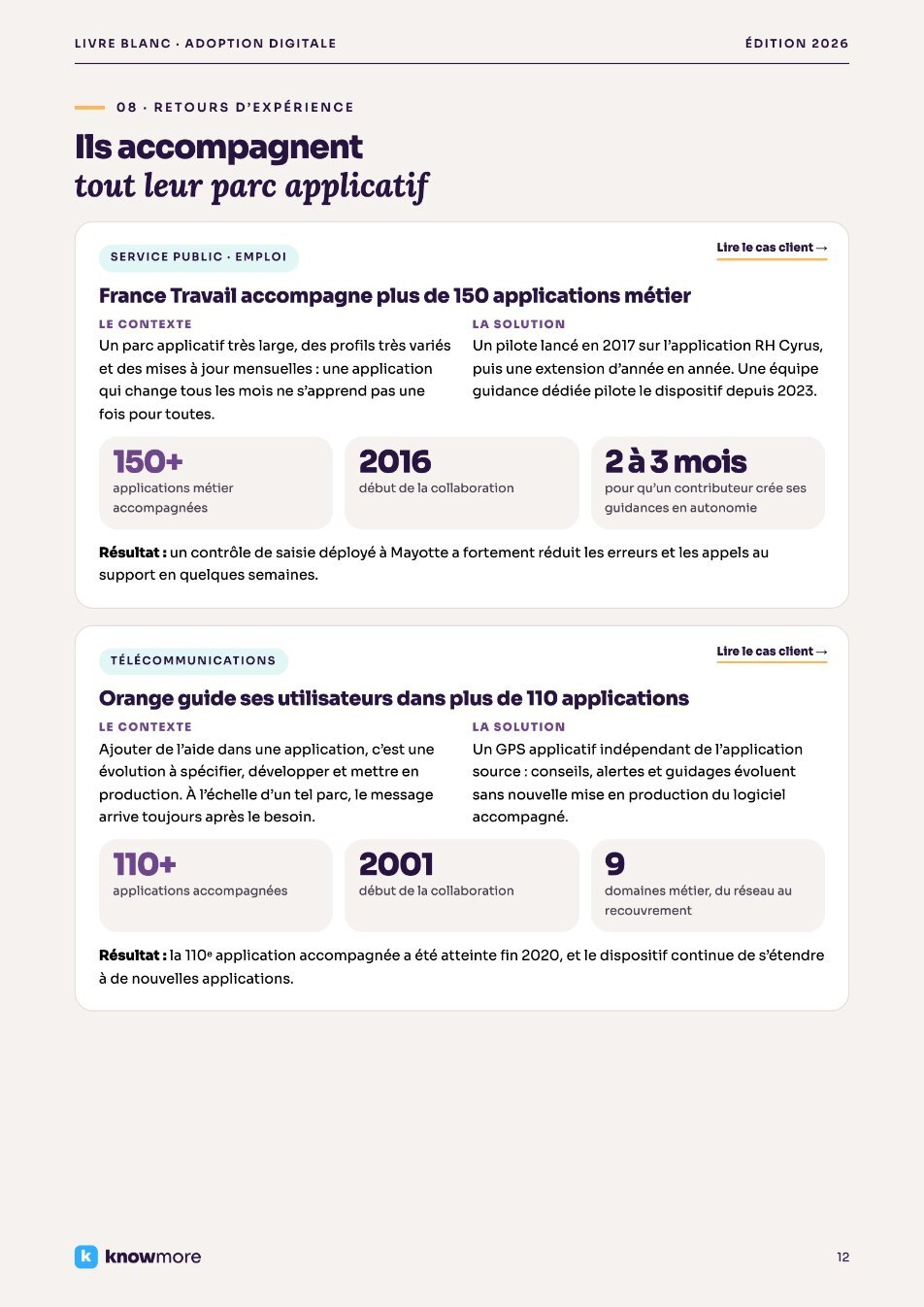 Livre blanc DAP : retours d’expérience France Travail et Orange